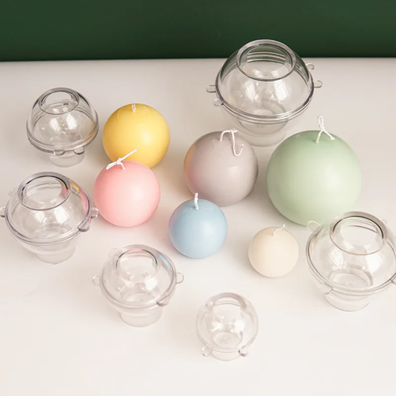 Candle Making Kits - 5-8cm Spherical Candle Plastic Mold Home