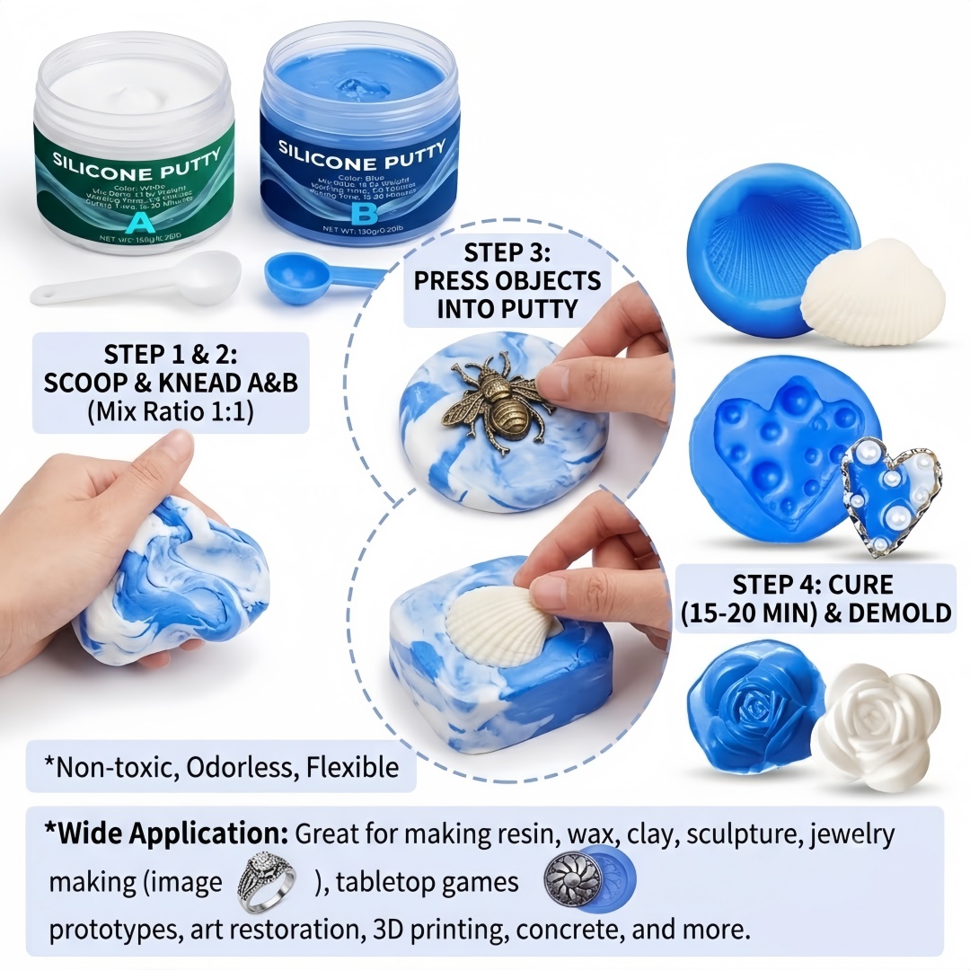 Silicone Putty Mold Making Sup - Candle Making Tools recension och pris