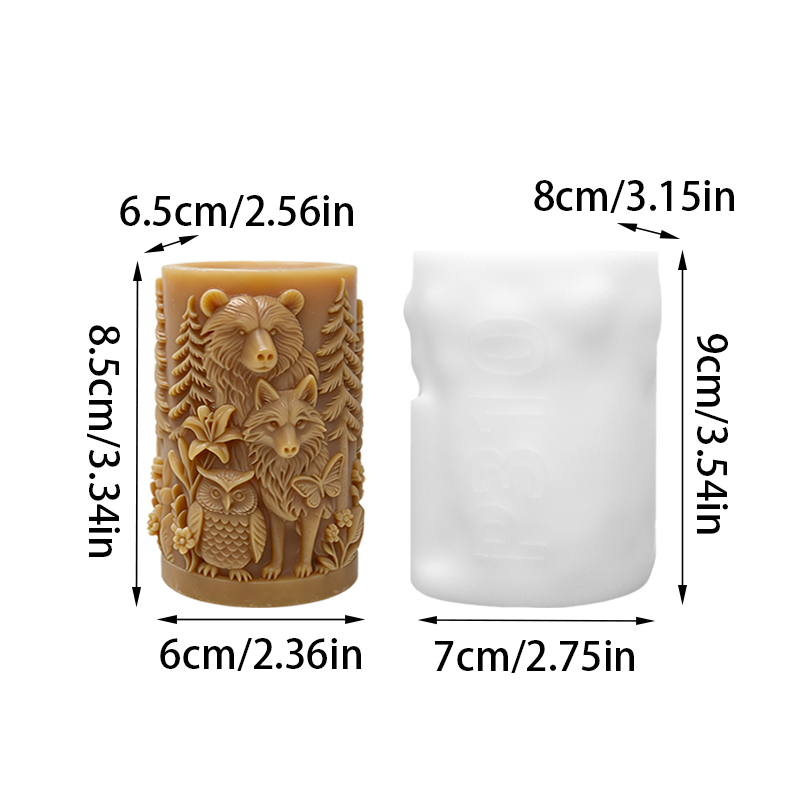 【Forest Animal Collection 3D C - Candle Making Workshop recension och pris