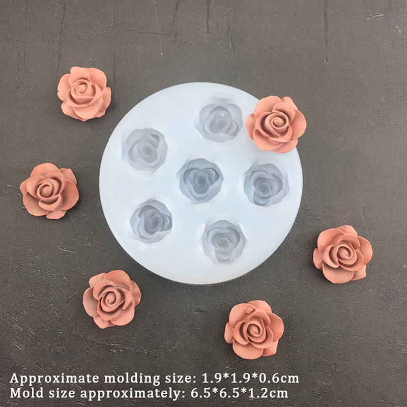 3D Rose Flower Shape Leaf Sili - Candle Making Tools recension och pris