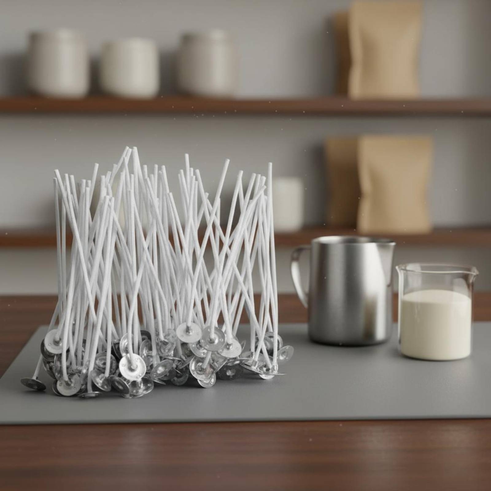 50 Pieces Cotton Candle Wicks  - Cotton Wick Pre Tabbed recension och pris