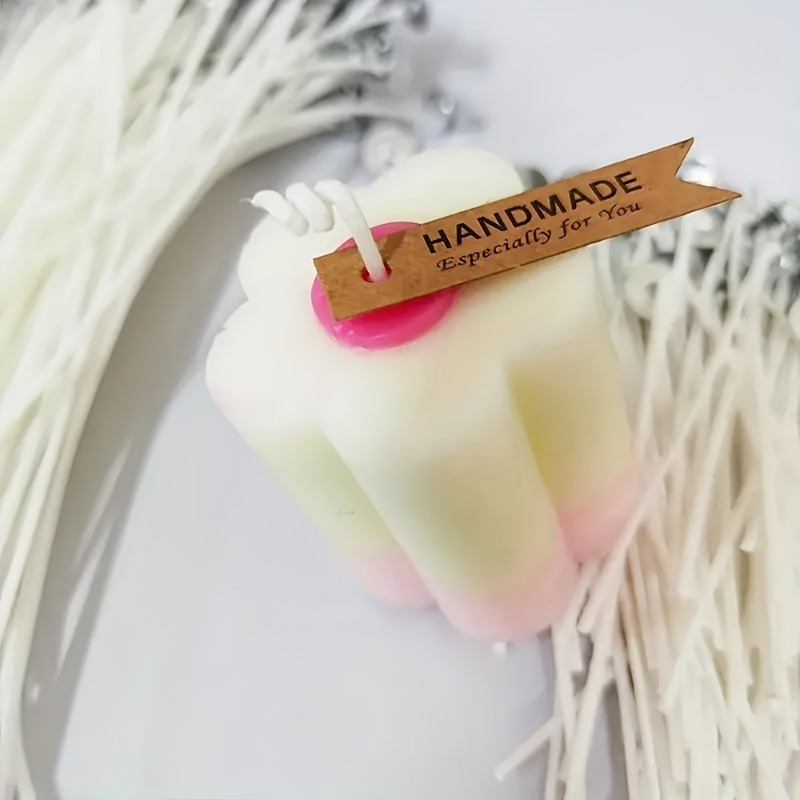 6-20cm 100pc Smokeless Candle  - Cotton Wick Pre Tabbed recension och pris