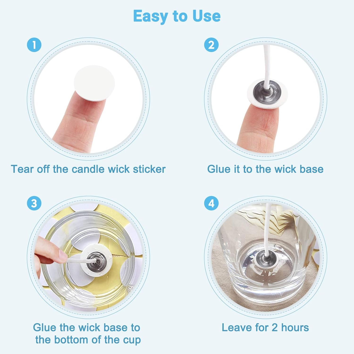 400PCS/100PCS Candle Wick Stic - Candle Making Workshop recension och pris
