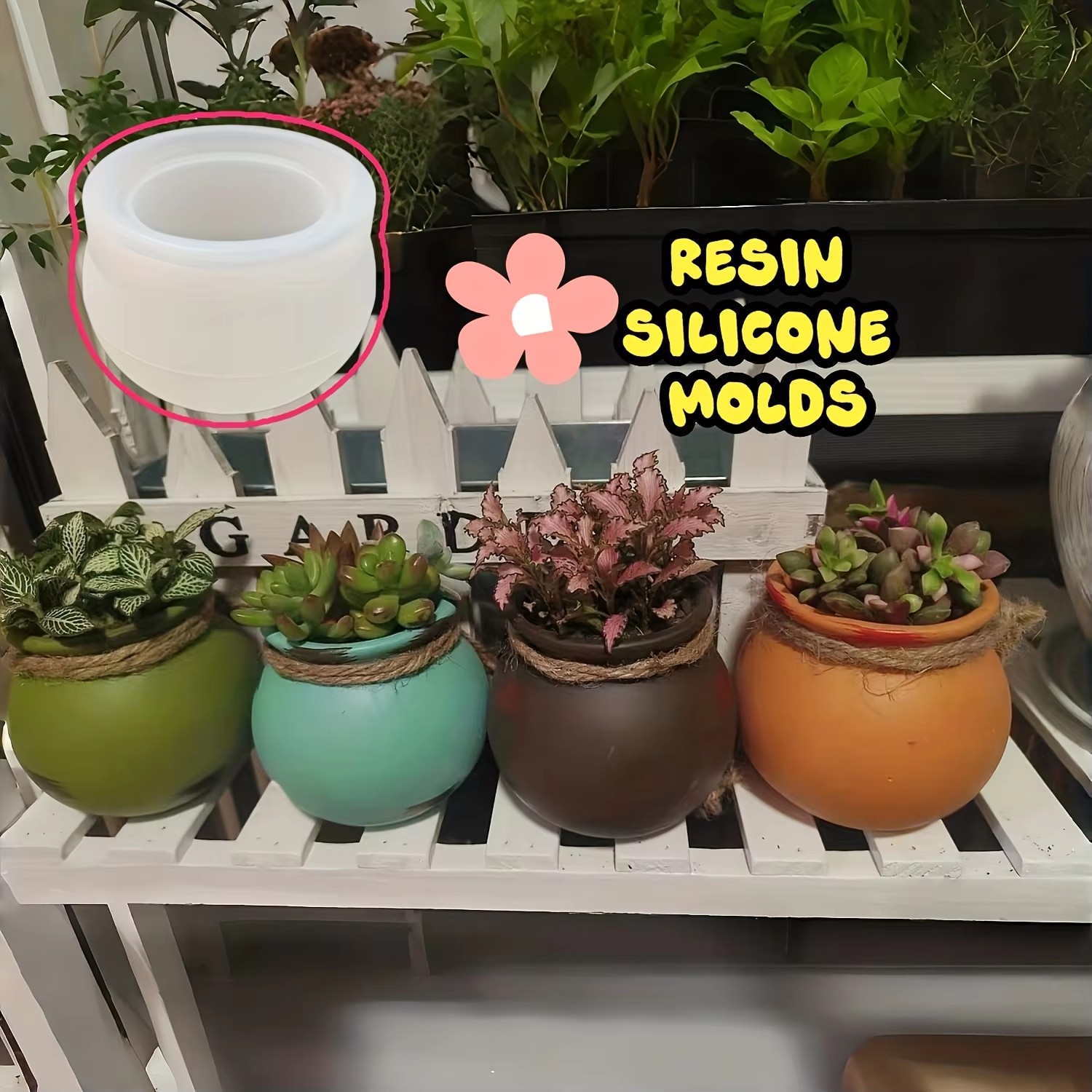 Silicone Flower Pot Molds, Res - Candle Making Tools recension och pris