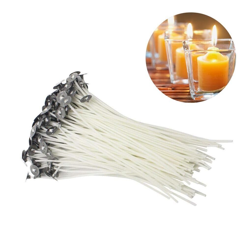 Candle Wicks 6 Inch Cotton Cor - Cotton Wick Pre Tabbed recension och pris