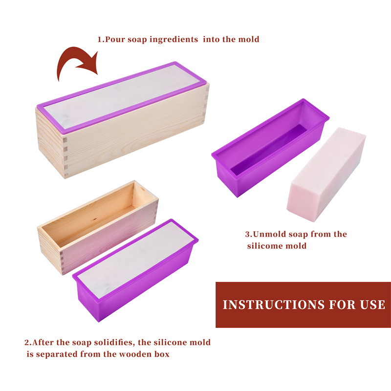 Rectangular Silicone Soap Loaf - Candle Making Homewood recension och pris