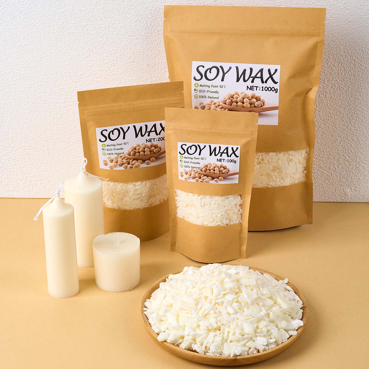 1 Pounds Pure White Soy Wax Fo - Candle Making Kits recension och pris