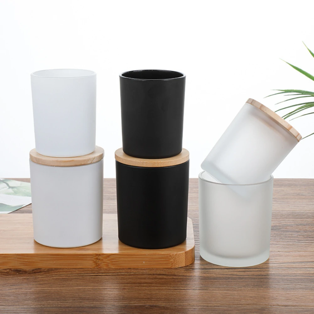 Wooden Cover Glass Candle Jars - Candle Making Homewood recension och pris