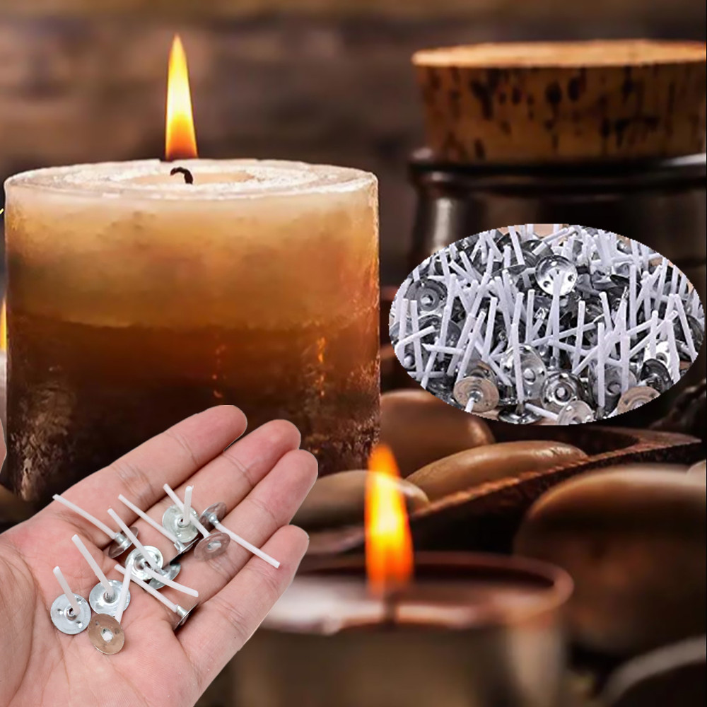 2.6/6cm 8-25 PCS Candle Wicks  - Cotton Wick Pre Tabbed recension och pris