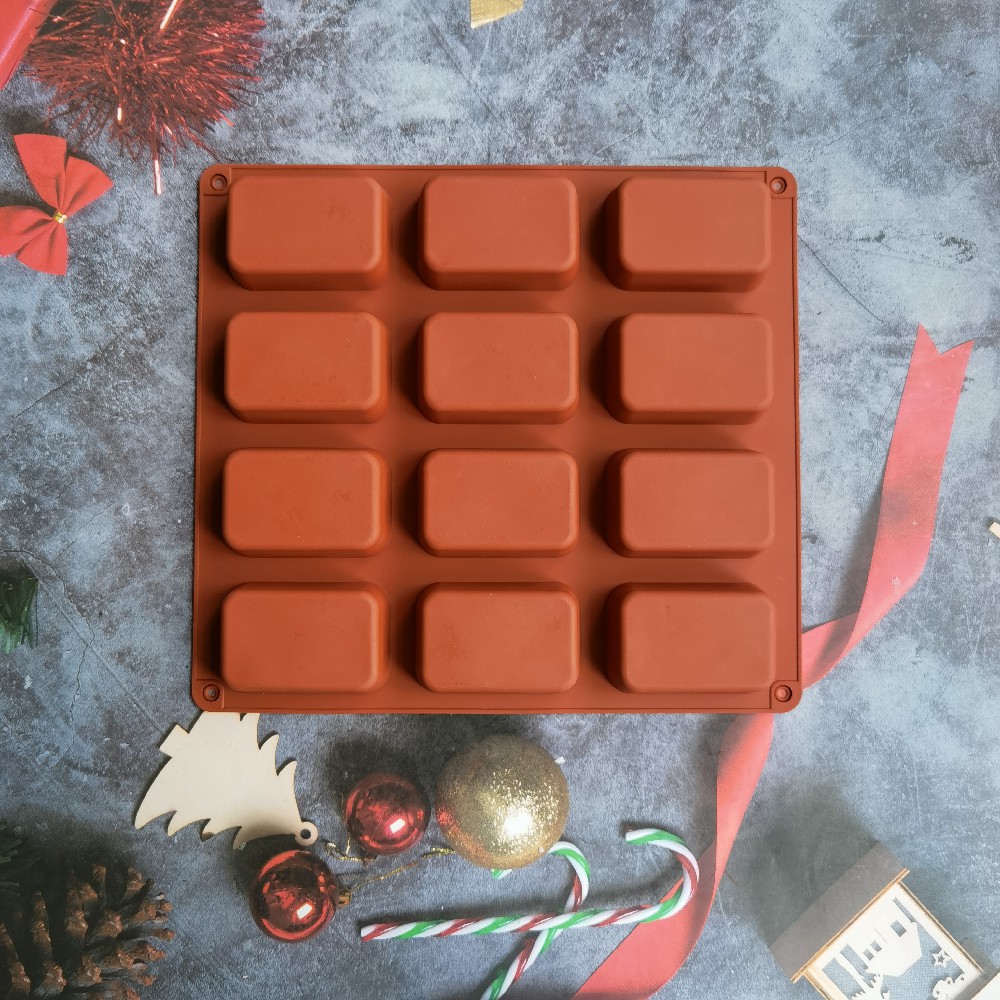 12 Cavity Square Silicone Soap - Candle Making Workshop recension och pris