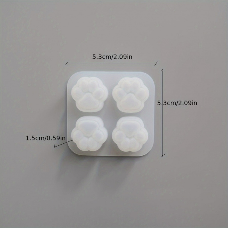 1Cat Paw Pattern Silicone Mold - Candle Making Tools recension och pris
