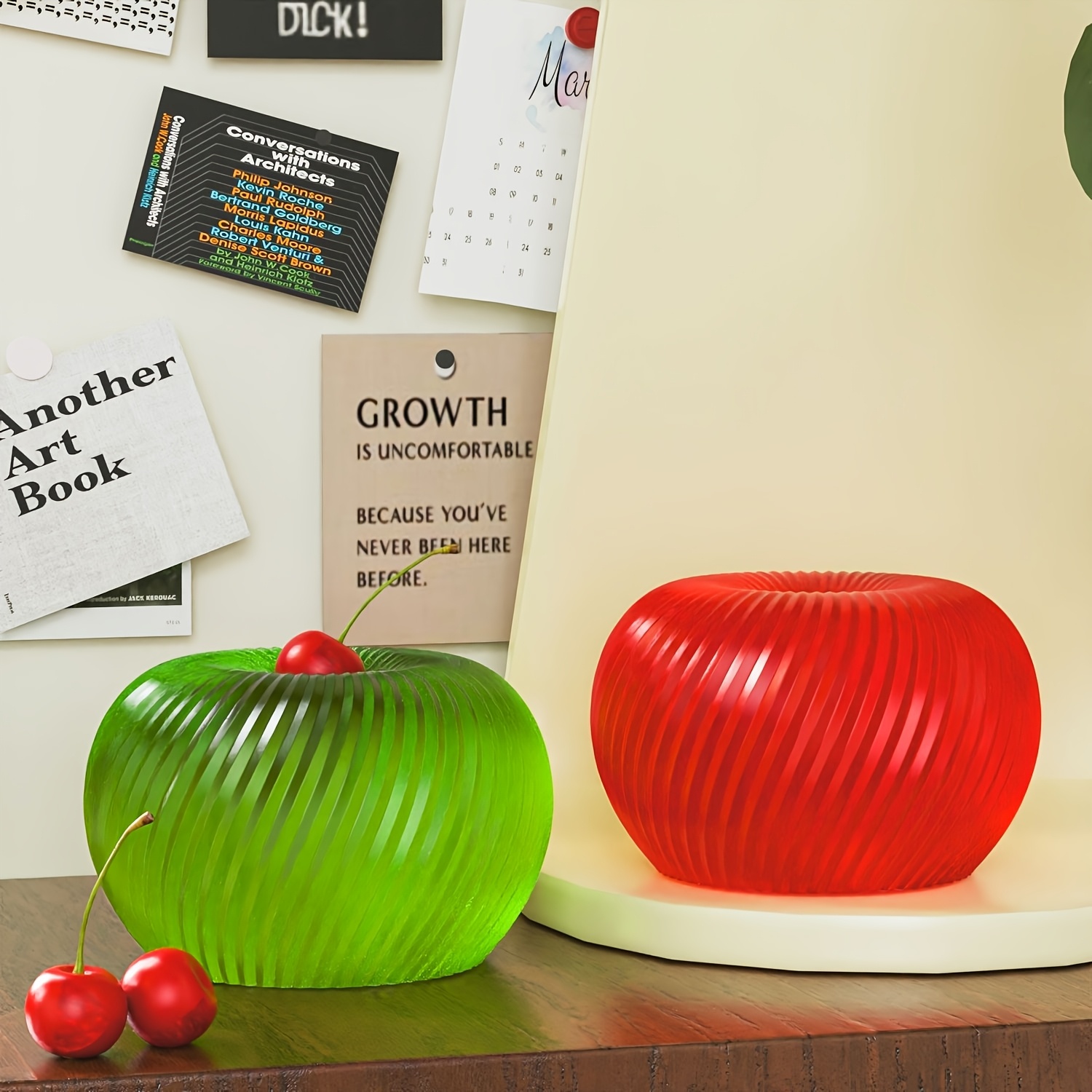 A trendy red apple silicone mo - Candle Making Tools recension och pris