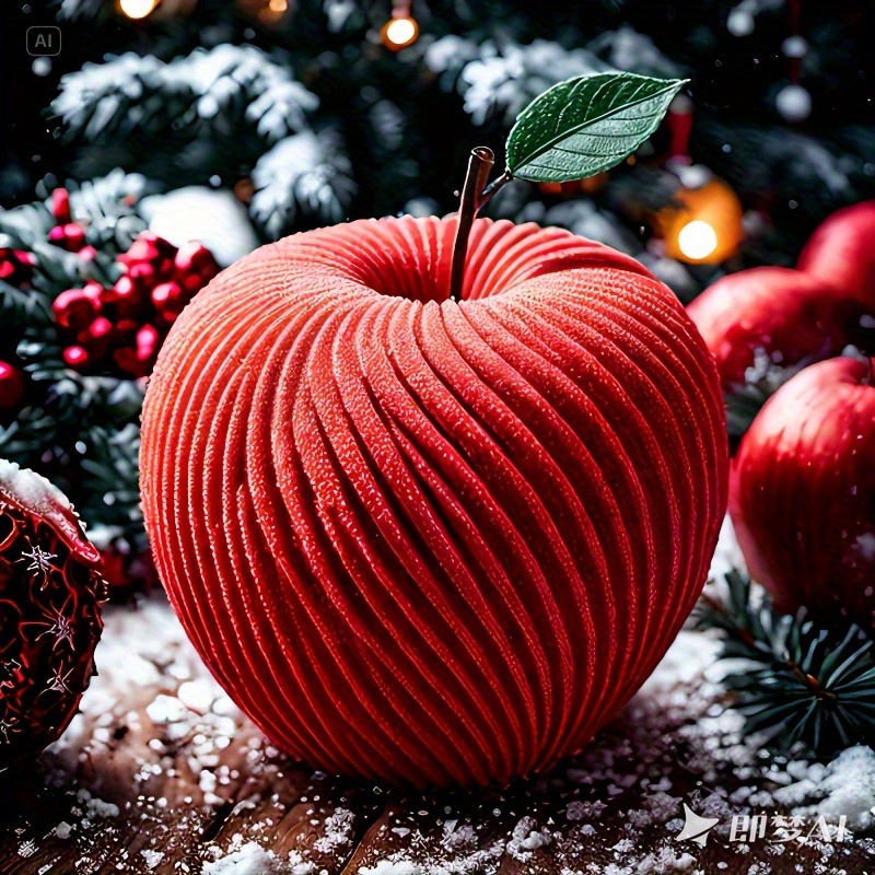 A trendy red apple silicone mo - Candle Making Tools recension och pris