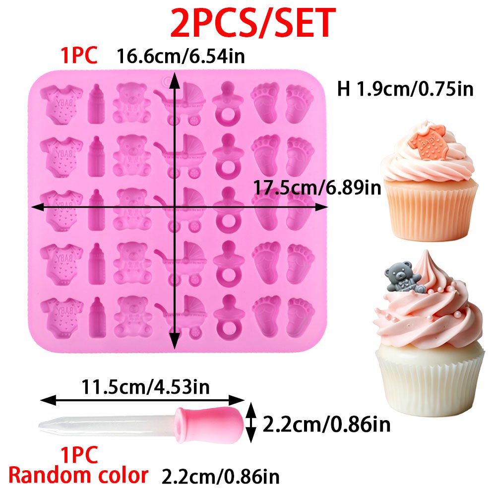 2pcs Silicone Mold Set 35-Cavi - Candle Making Workshop recension och pris