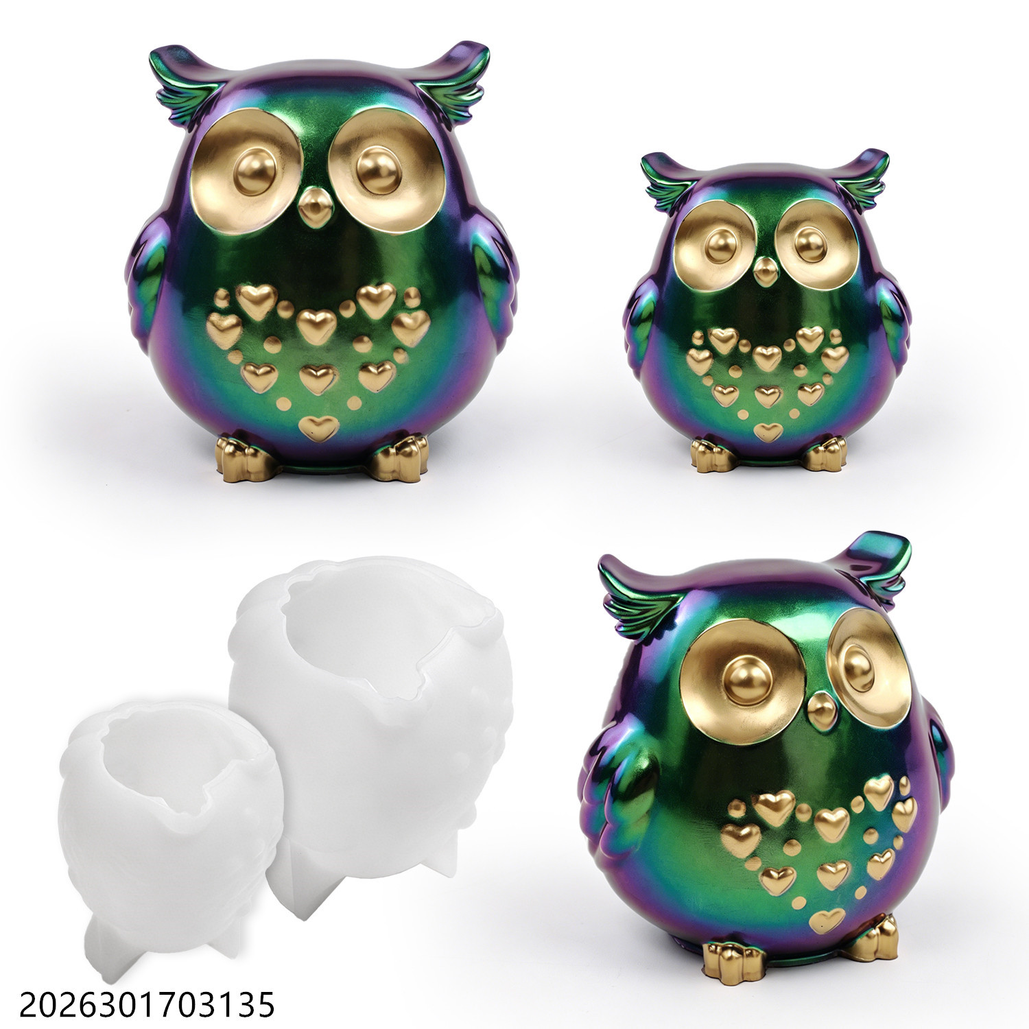 Owl Silicone Mold 3D Bird Shap - Candle Making Kits recension och pris